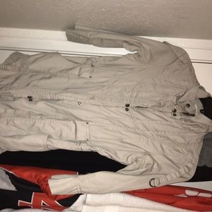 Cream colored Utility jacket